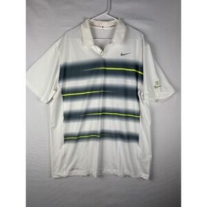 Tiger Woods x Nike Golf Polo Shirt Mens XL Short Sleeve‎ Performance Snap Logo